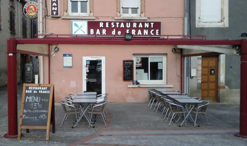 Bar de France/ restaurant : 05 63 81 99 17 