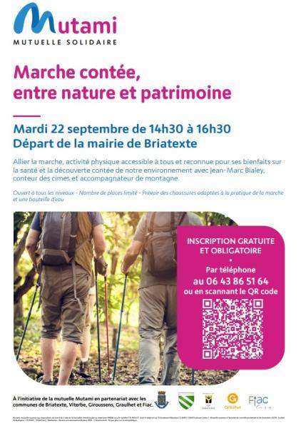 Marche contée entre nature et patrimoine