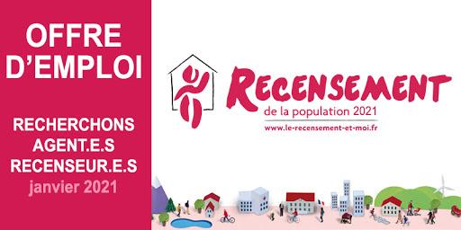 Offre emploi agents recenseurs Briatexte