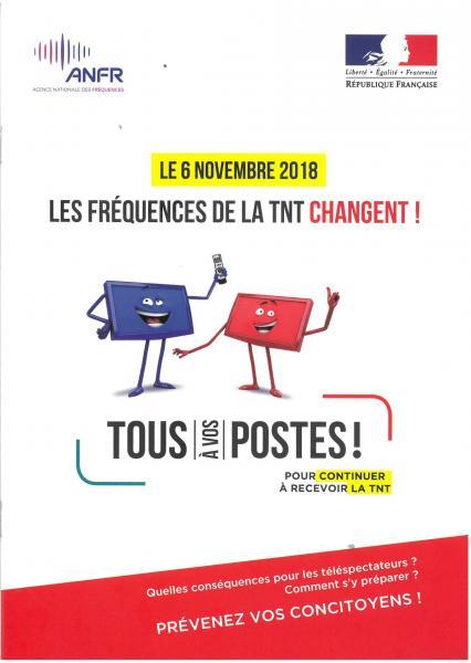 Changements de fréquences de la TNT