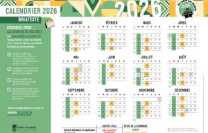 Calendrier de Collecte 2026